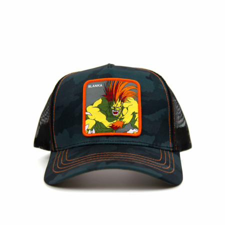 Street Fighter Blanka Patch Trucker Hat